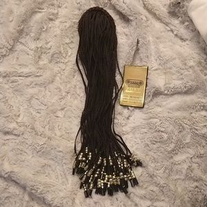 Royal Imex/Zury Hair piece/extension: Braided Cap and Beaded Braids *NWT*